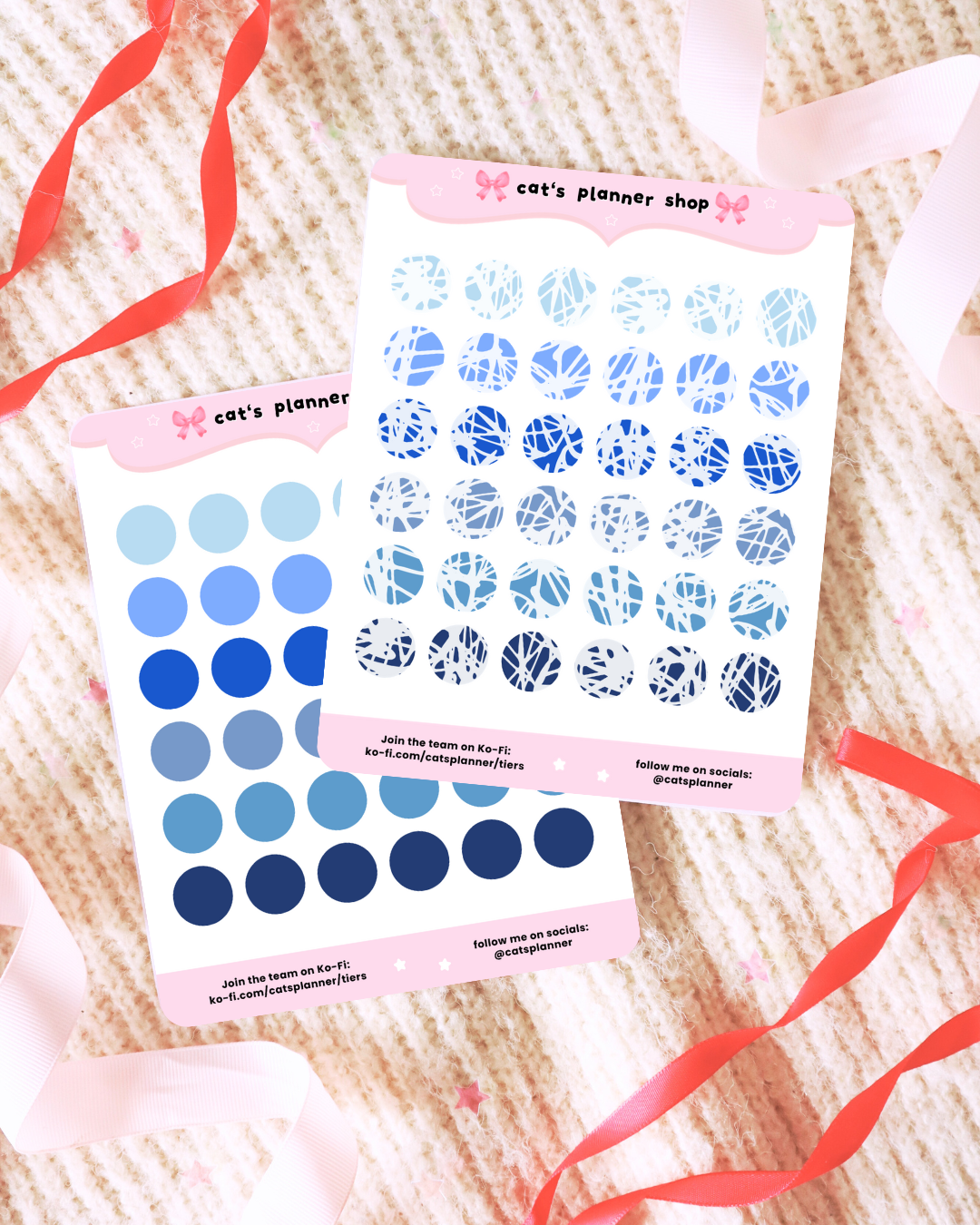 Blueberry Junk Journal Inspired Sticker Sheet – Stationery for Bullet Journal and Planners