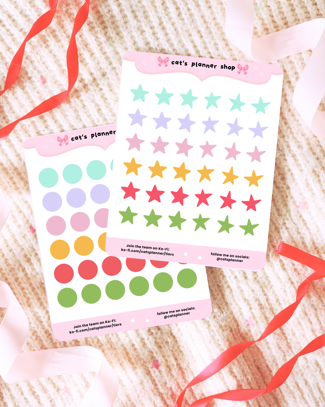 60's Psycadhelic Sticker Sheet – Colourful Stationery for Bullet Journal and Planners
