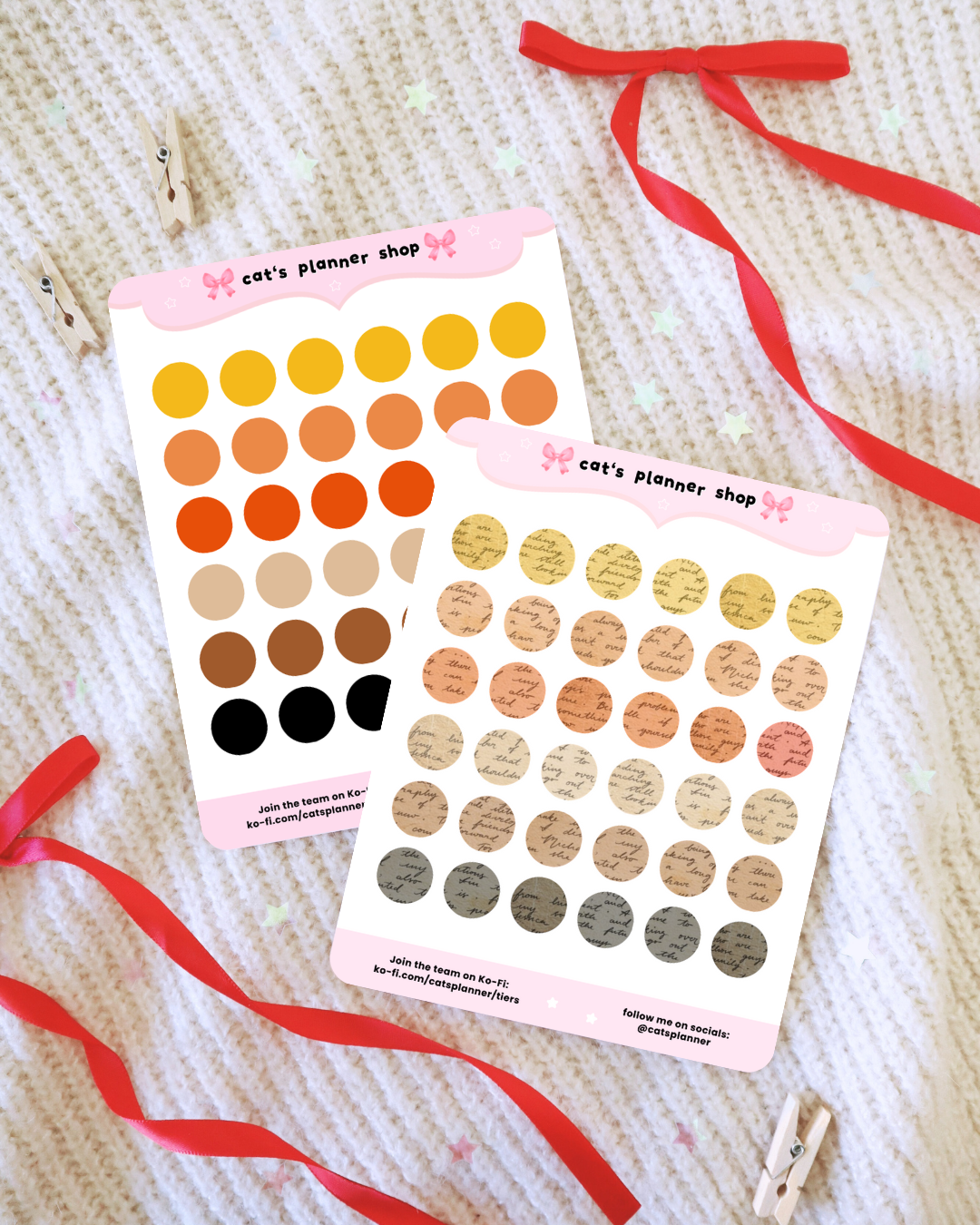 Autumn Doodles Sticker Sheet - Physical