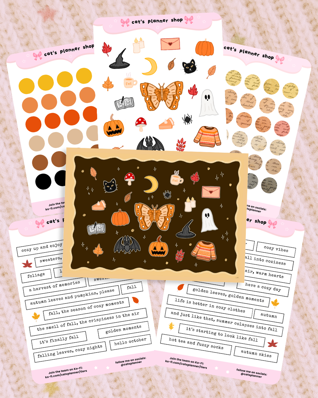 Autumn Doodles Bundle