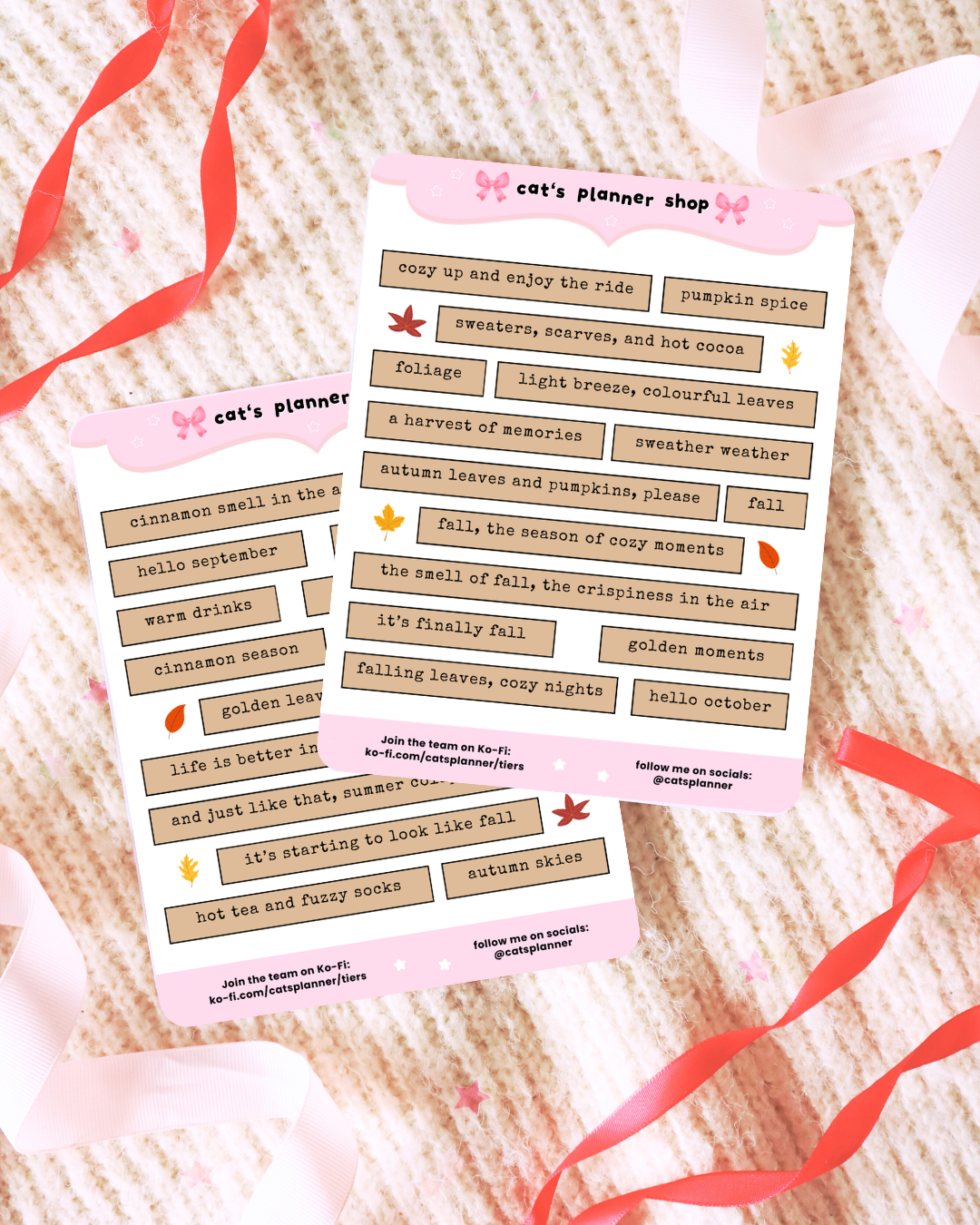 Autumn Doodles Bundle