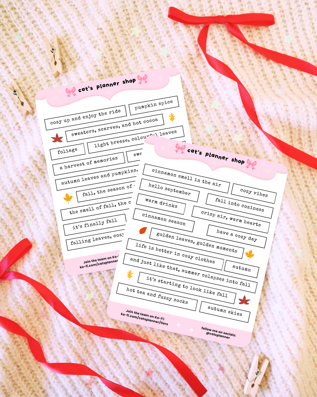 Autumn Doodles Bundle