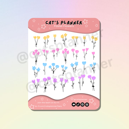 2025 Bullet Journal Sticker Sheets - Physical