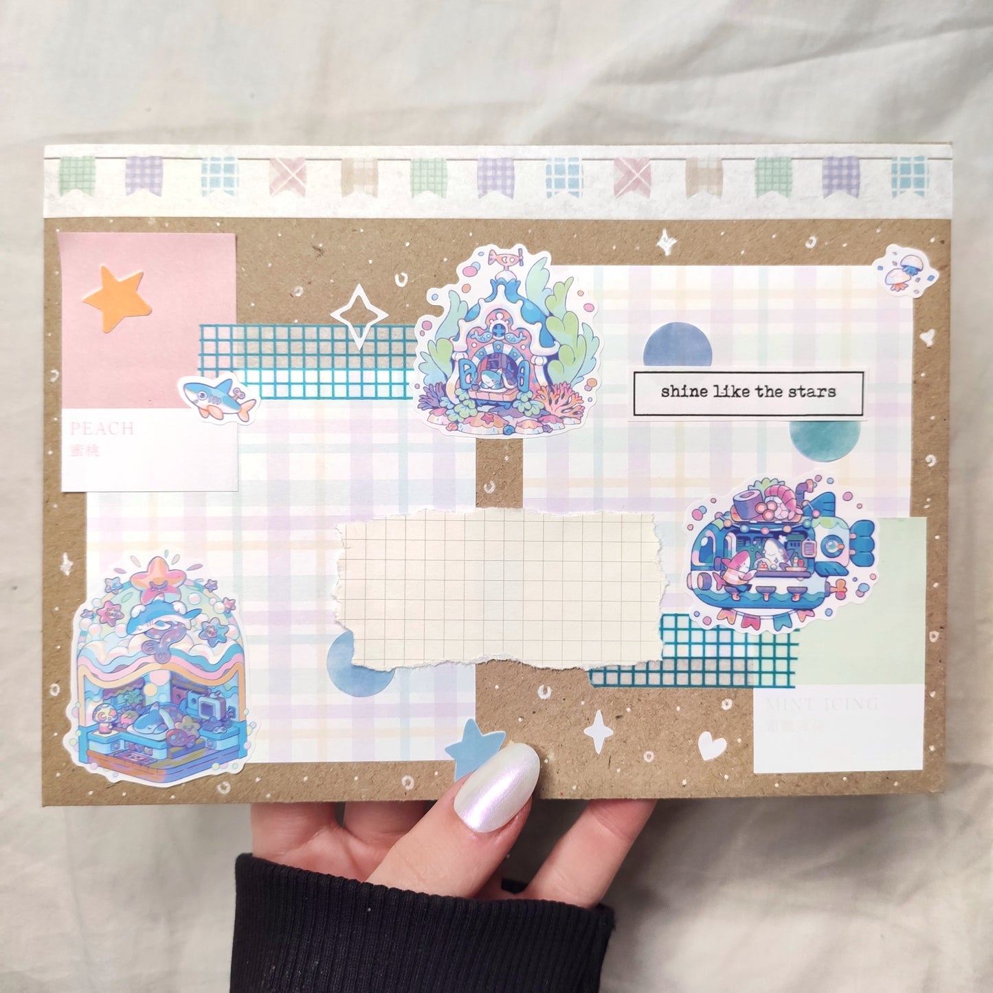 "Under The Sea" Penpal Envelope by Cat's Planner