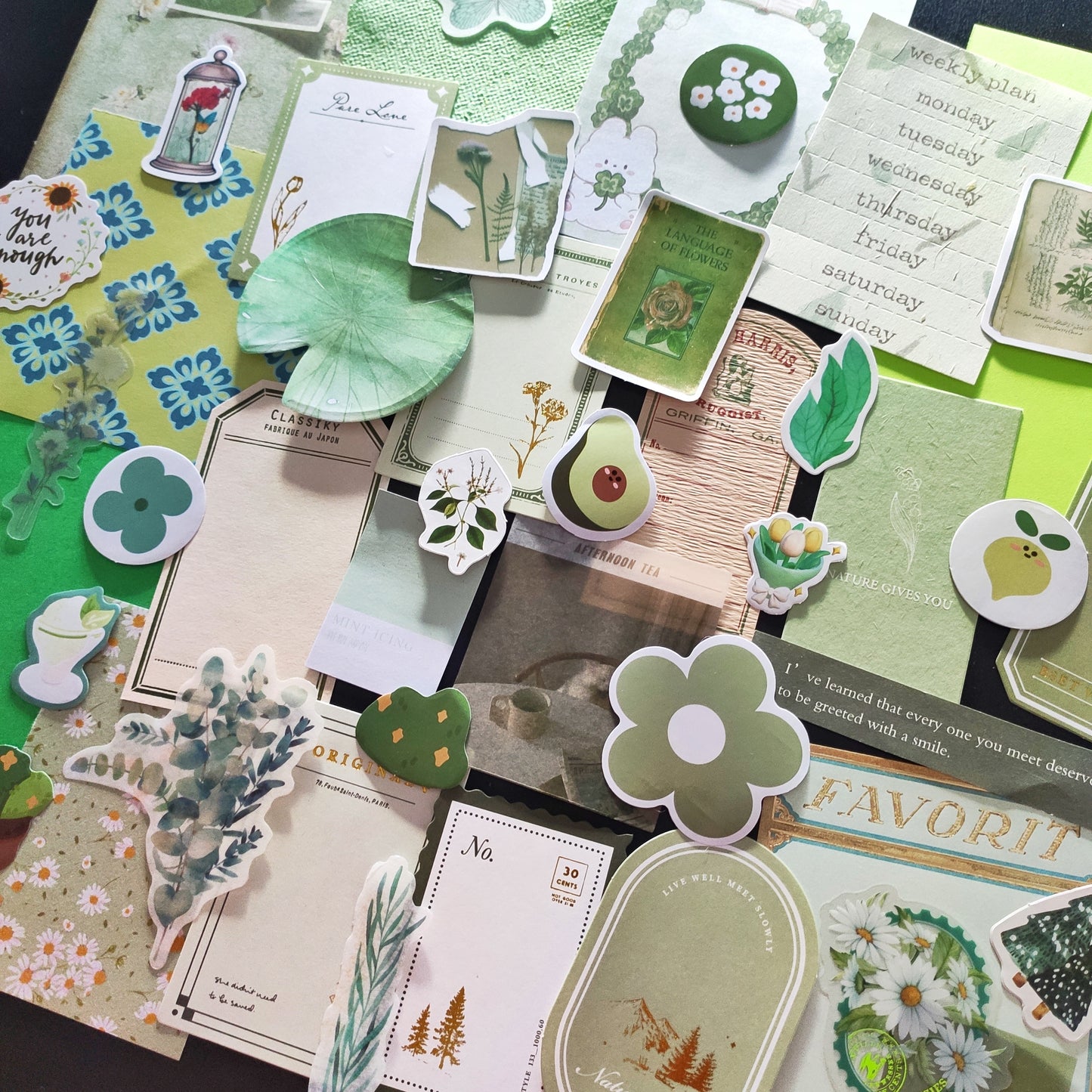 Green Scrapbooking Pack