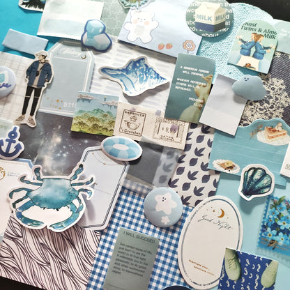 Blue Scrapbooking Pack