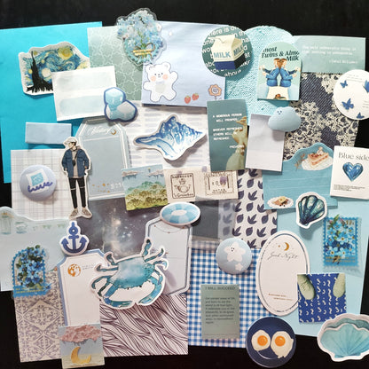 Blue Scrapbooking Pack