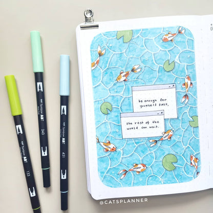 Koi Fish Memo Pad