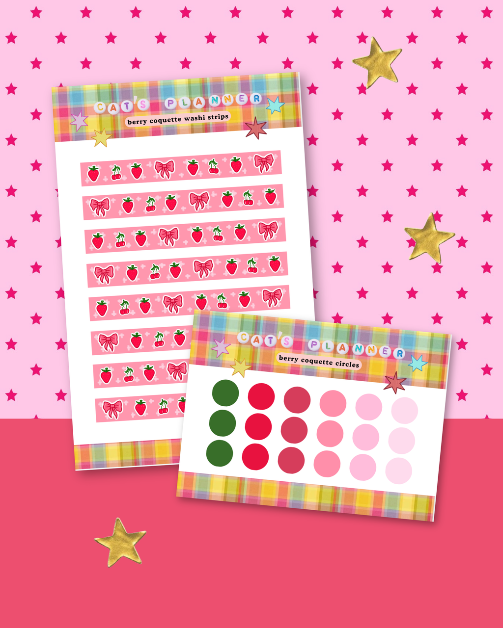 Berry Coquette Sticker Sheets