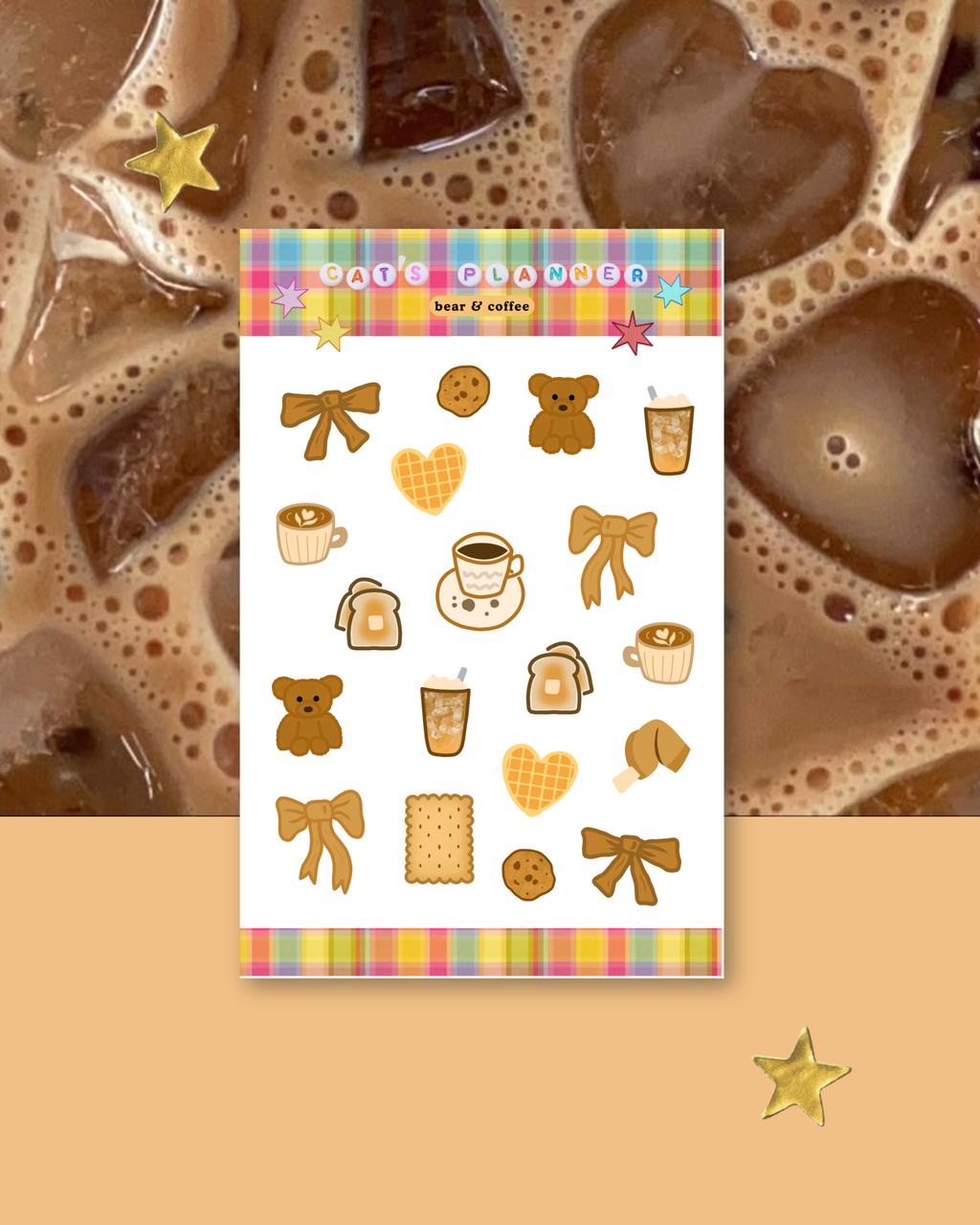 Coffee & Bear Sticker Sheets