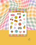 60's Psycadhelic Sticker Sheets