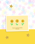 Sunflower Inspirational Quote Post Card