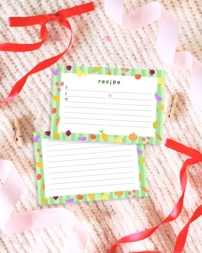 Recipe Card - Emotional Vegetable Garden