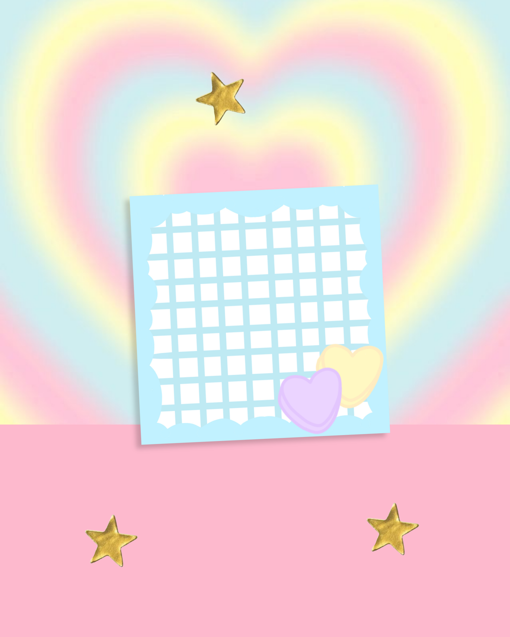 Candy Heart Memo Pads