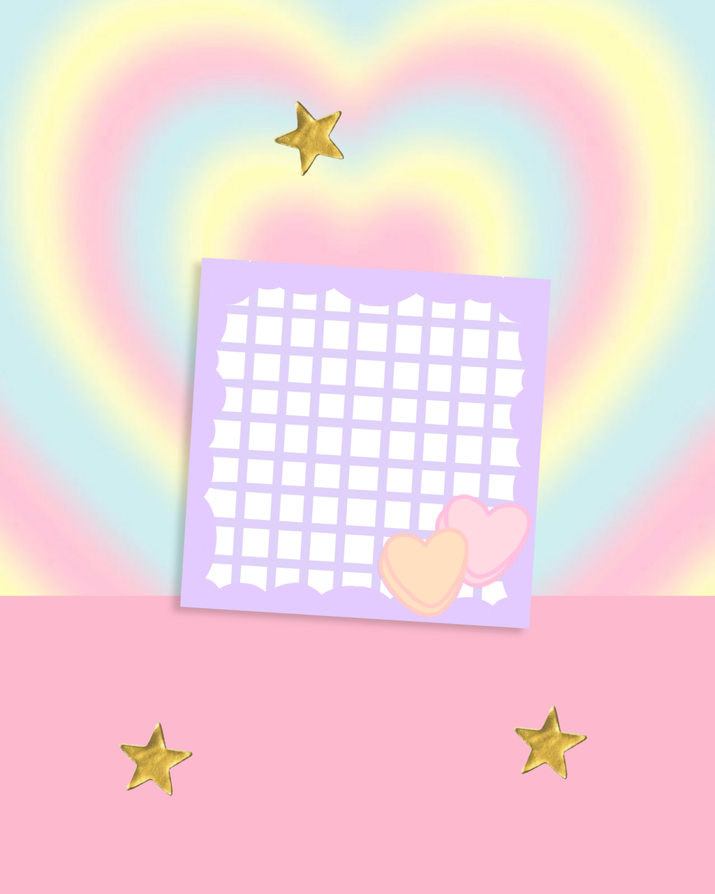 Candy Heart Memo Pads