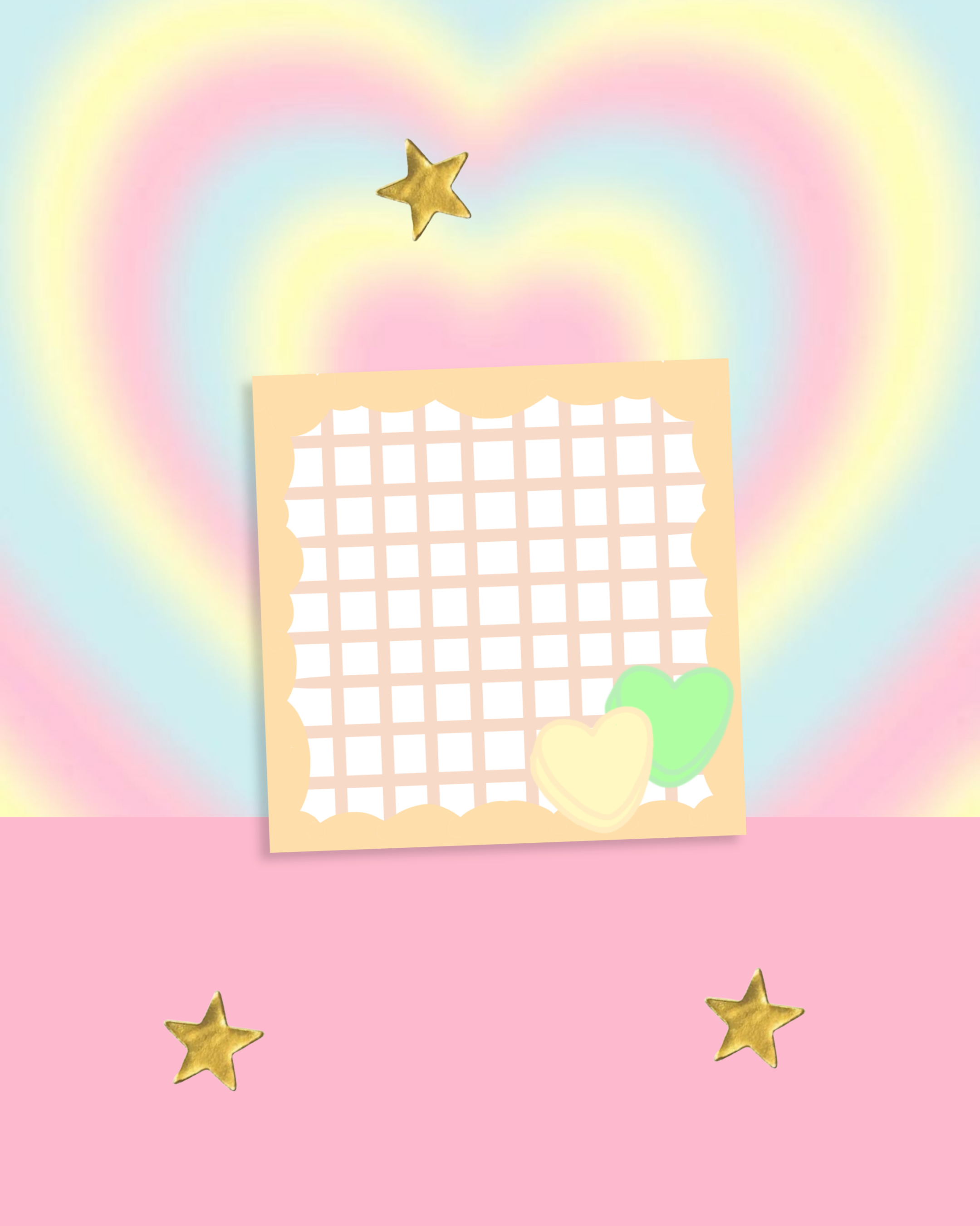 Candy Heart Memo Pads