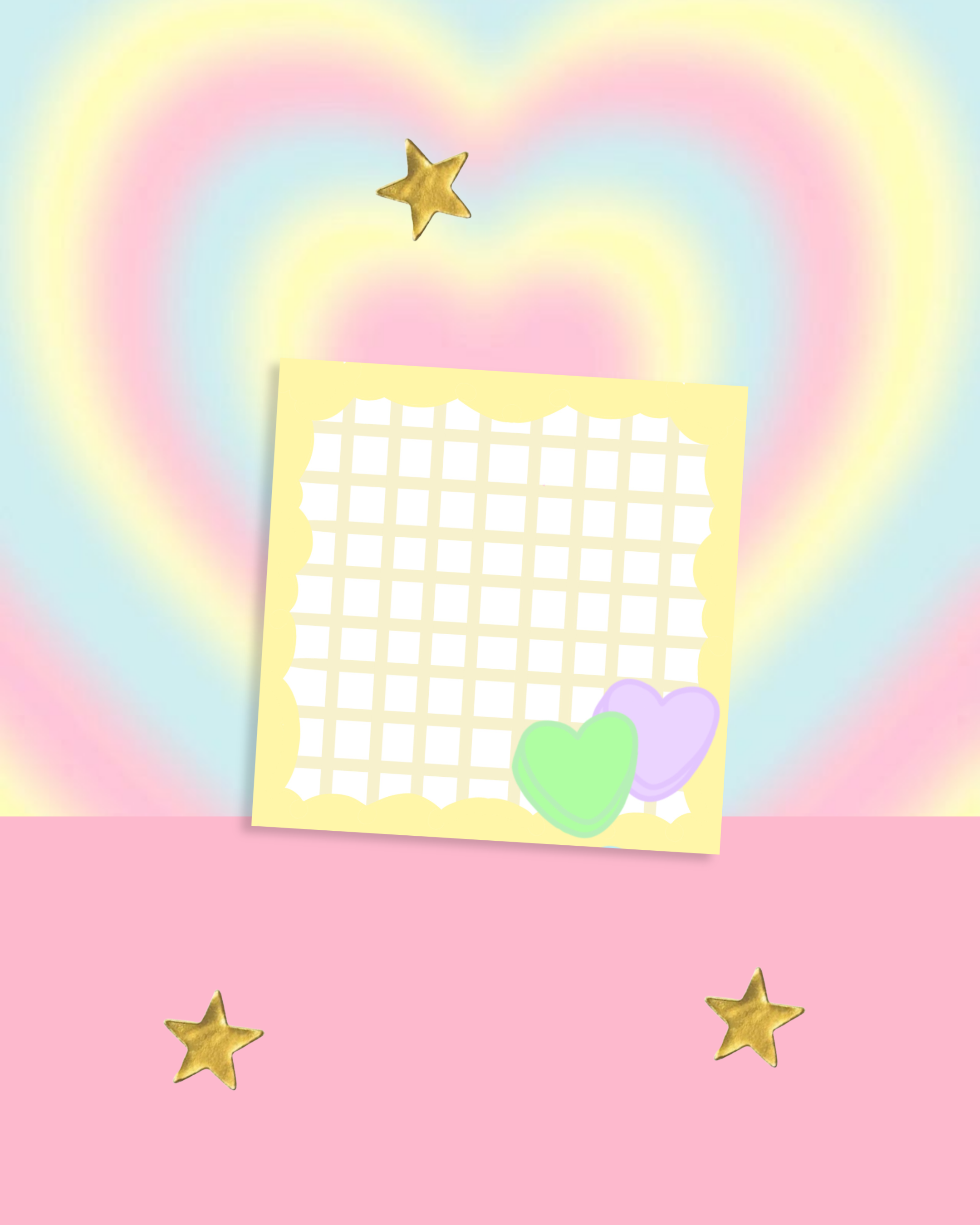 Candy Heart Memo Pads