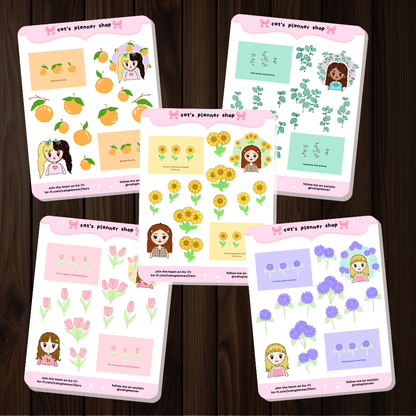 Women Sticker Sheets - Physical