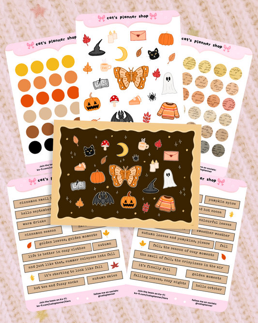 Autumn Doodles Bundle