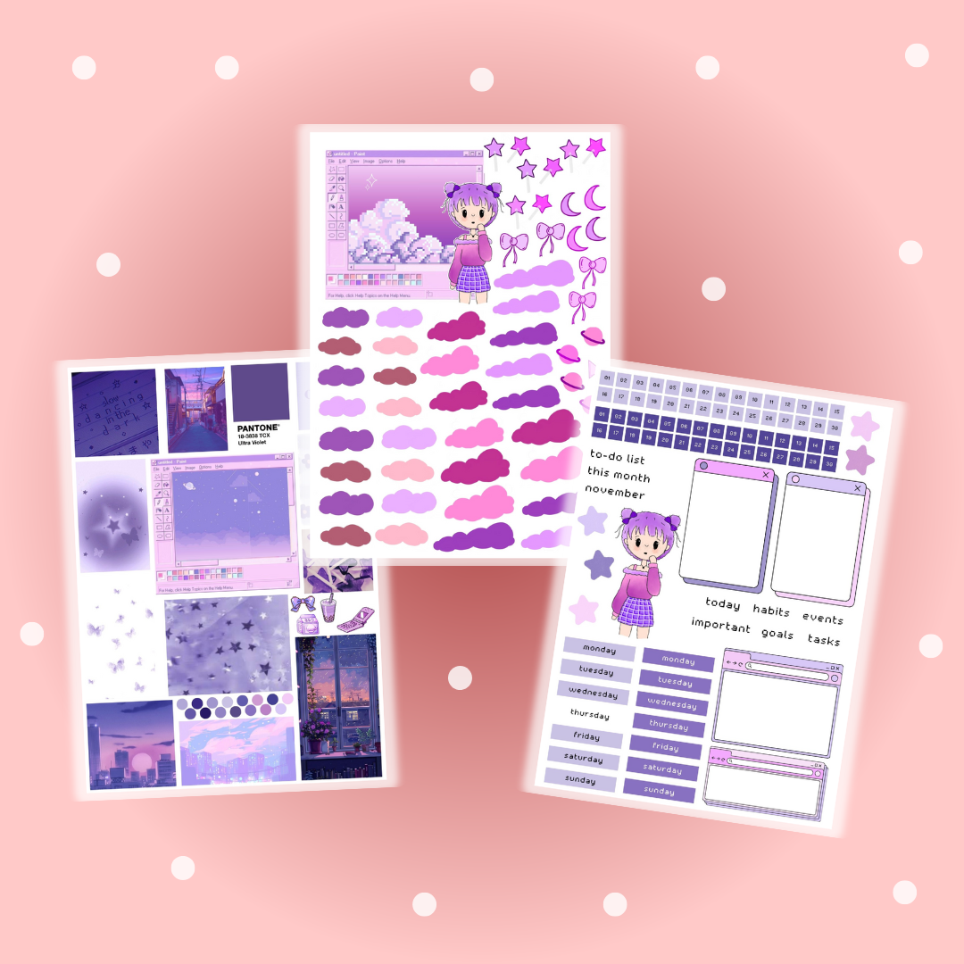 Space Girl Journaling Kit (Printable)