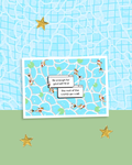 Koi Fish Lake Postcard