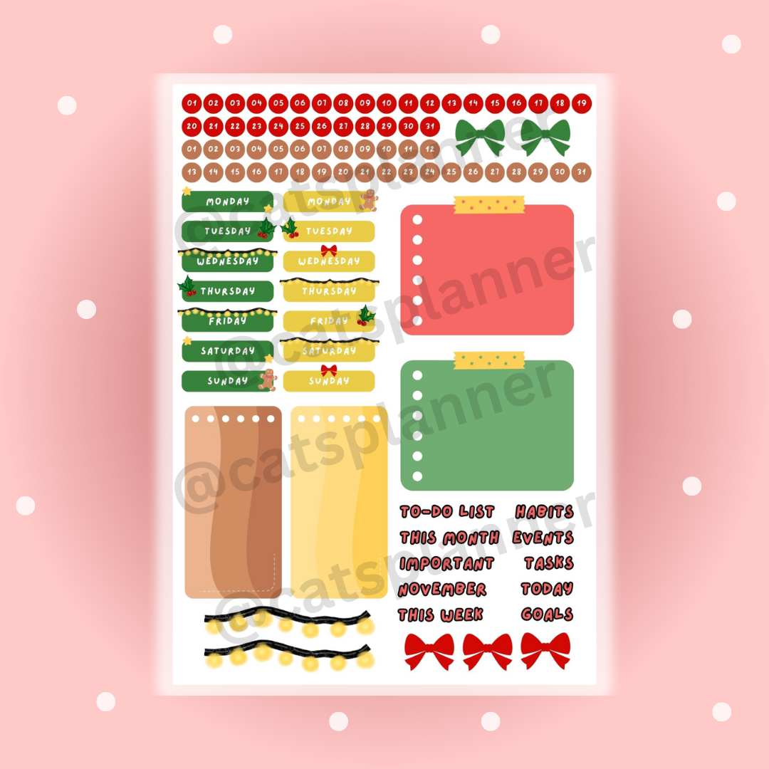 Christmas Spirit Journaling Kit (Printable)