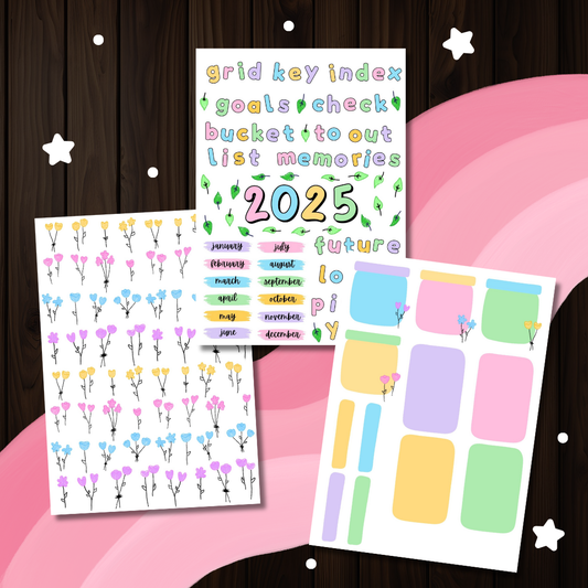 2025 Bullet Journal Journaling Kit (Printable)