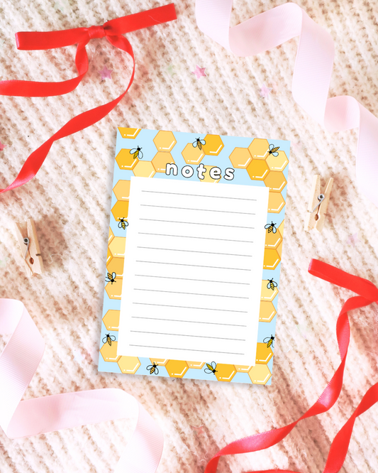 Bees & Honeycombs Notepad
