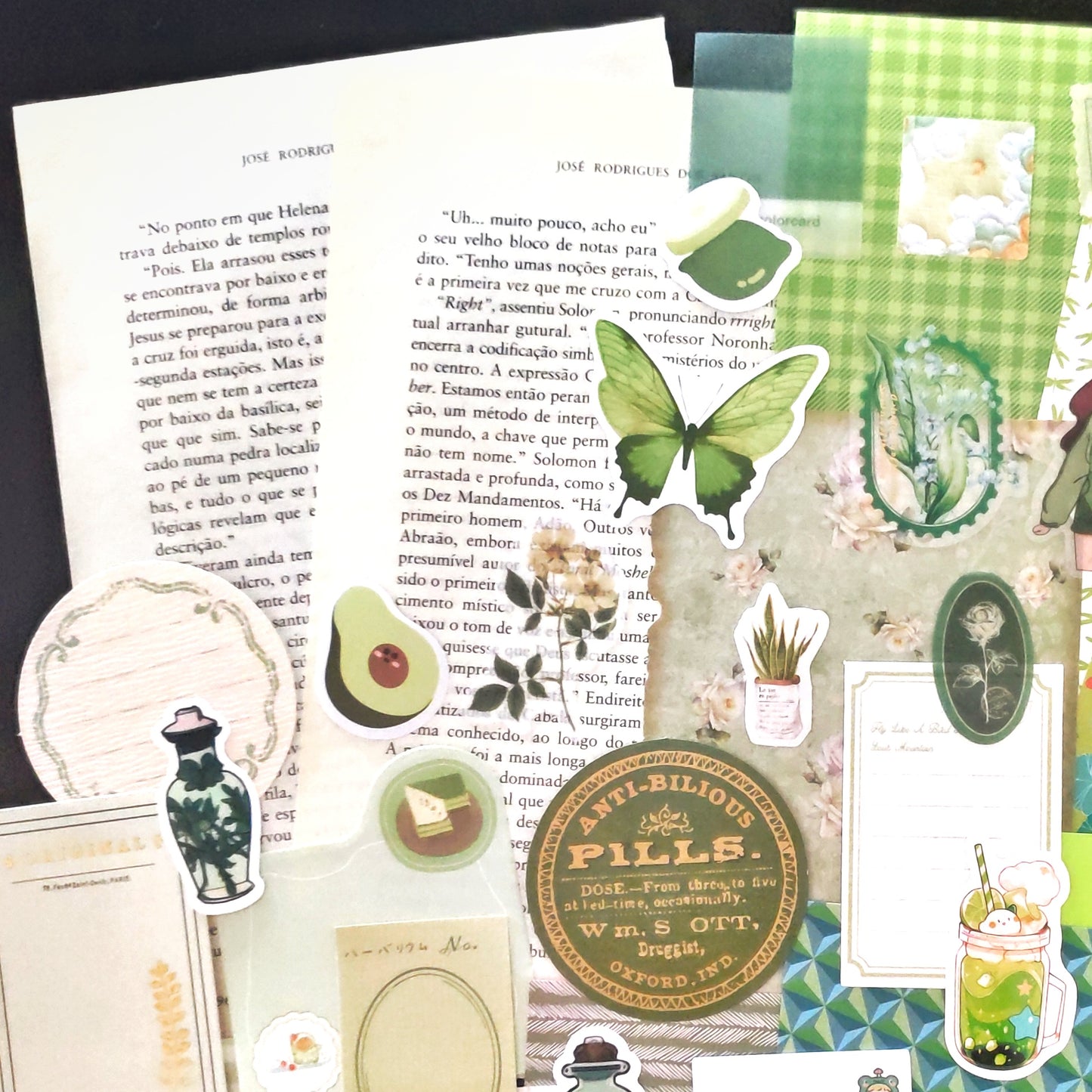 Green Junk Journal Set