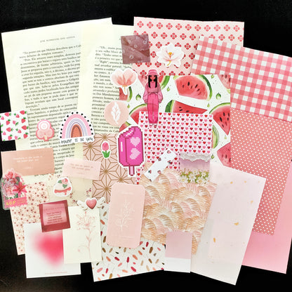 Pink Junk Journal Set