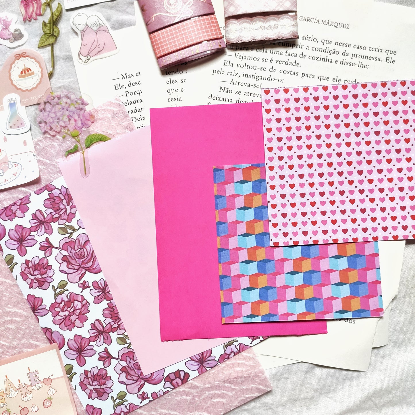 Pink Stationery Grab Bag