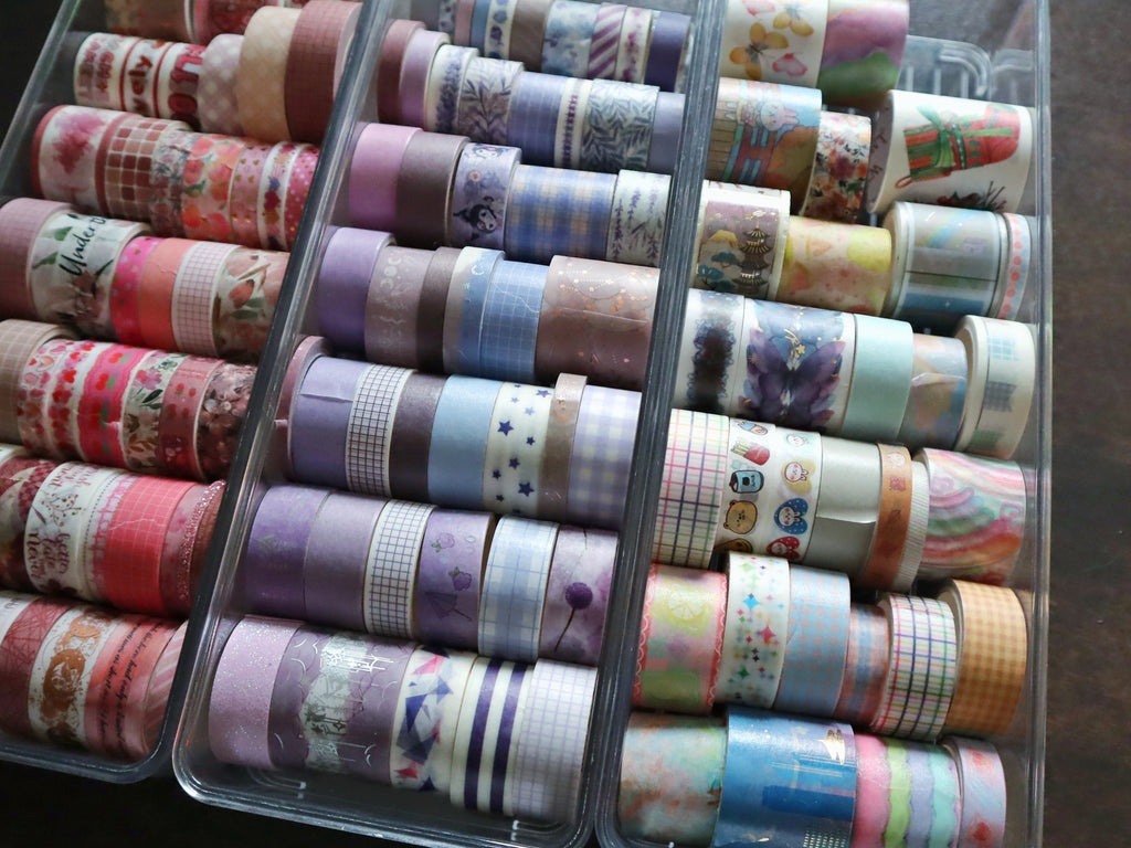 Custom Washi Tape Sample Grab Bag – Pick Your Washis, Kawaii & Aesthetic Washi Tape Samples for Journaling and Crafting