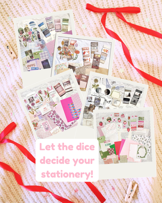 Mystery Stationery Grab Bag – Kawaii Stickers, Washi Tape Samples, Ephemera, and More!