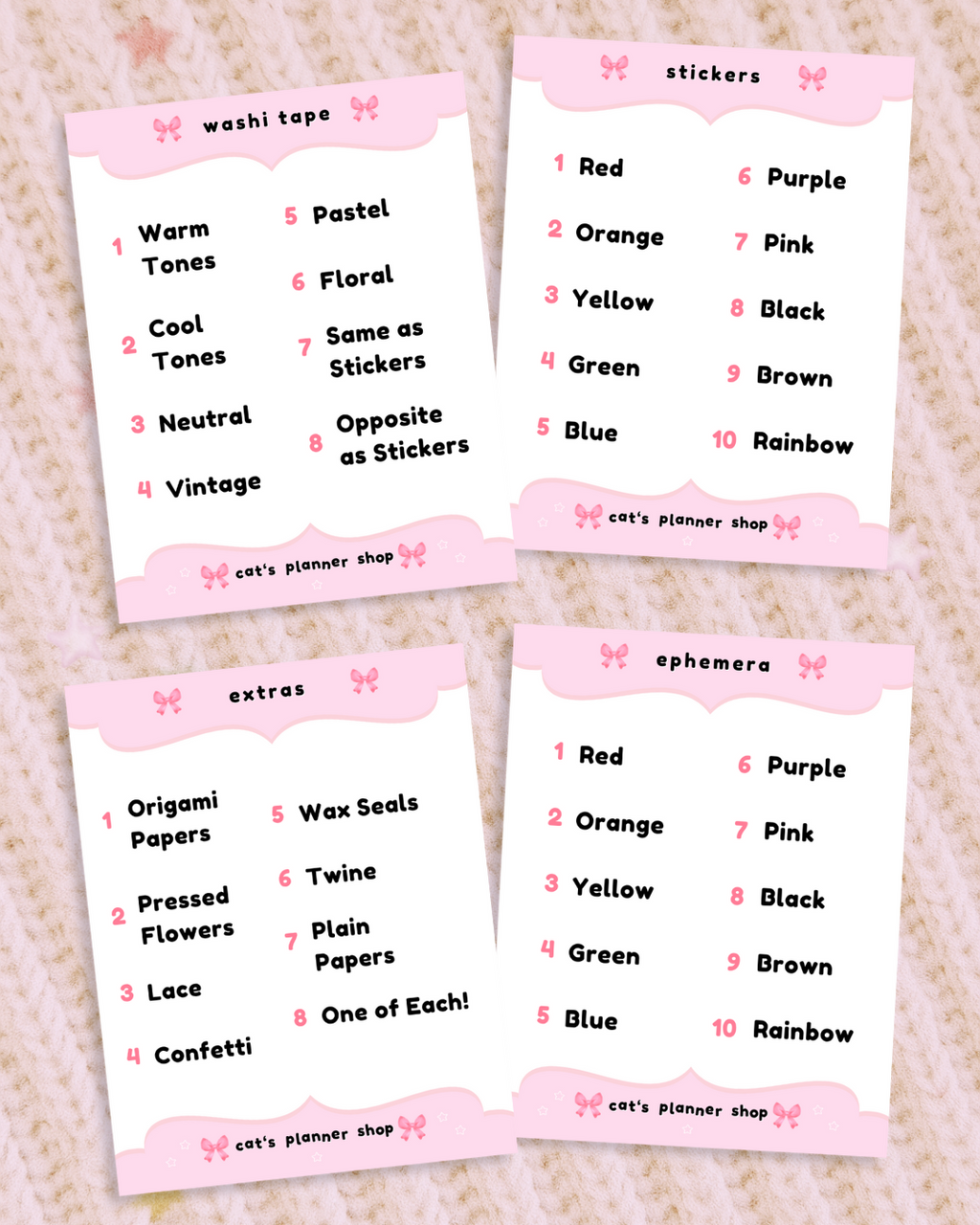 Mystery Stationery Grab Bag – Kawaii Stickers, Washi Tape Samples, Ephemera, and More!
