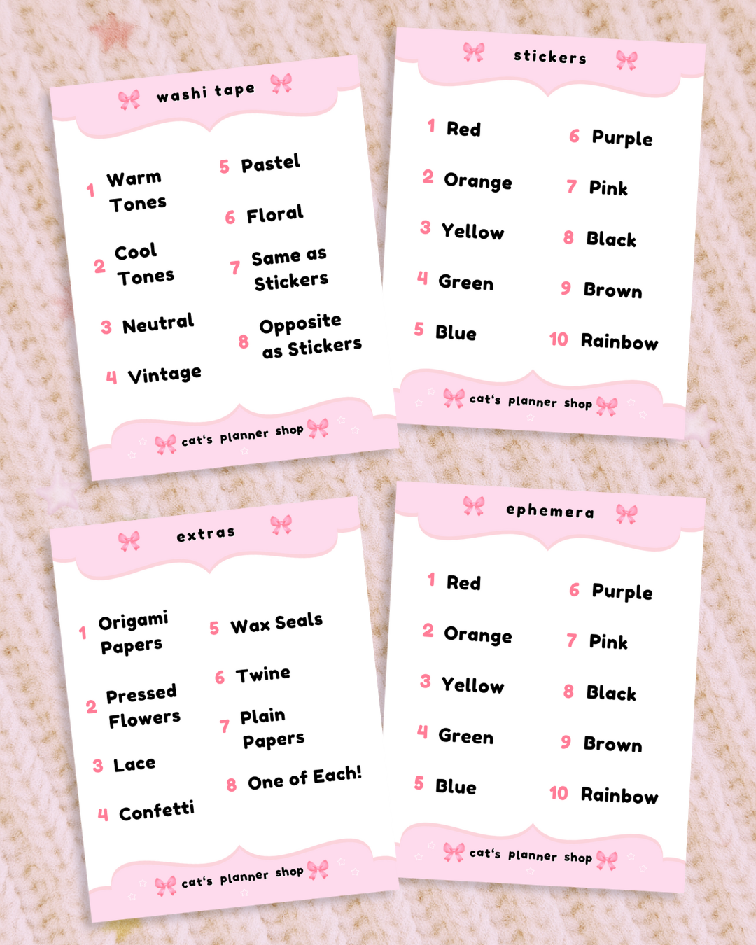 Mystery Stationery Grab Bag – Kawaii Stickers, Washi Tape Samples, Ephemera, and More!