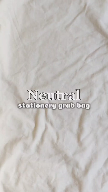 Neutral Stationery Grab Bag