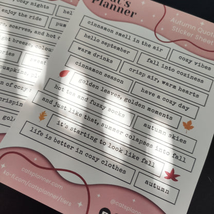 Autumn Doodles Bundle